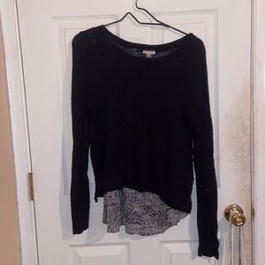 Black and Zeebra print sweater